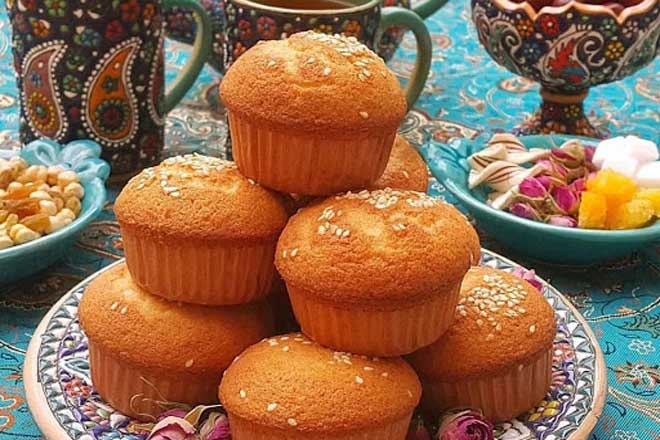 طرز تهیه کیک یزدی مجلسی برای 10 نفر