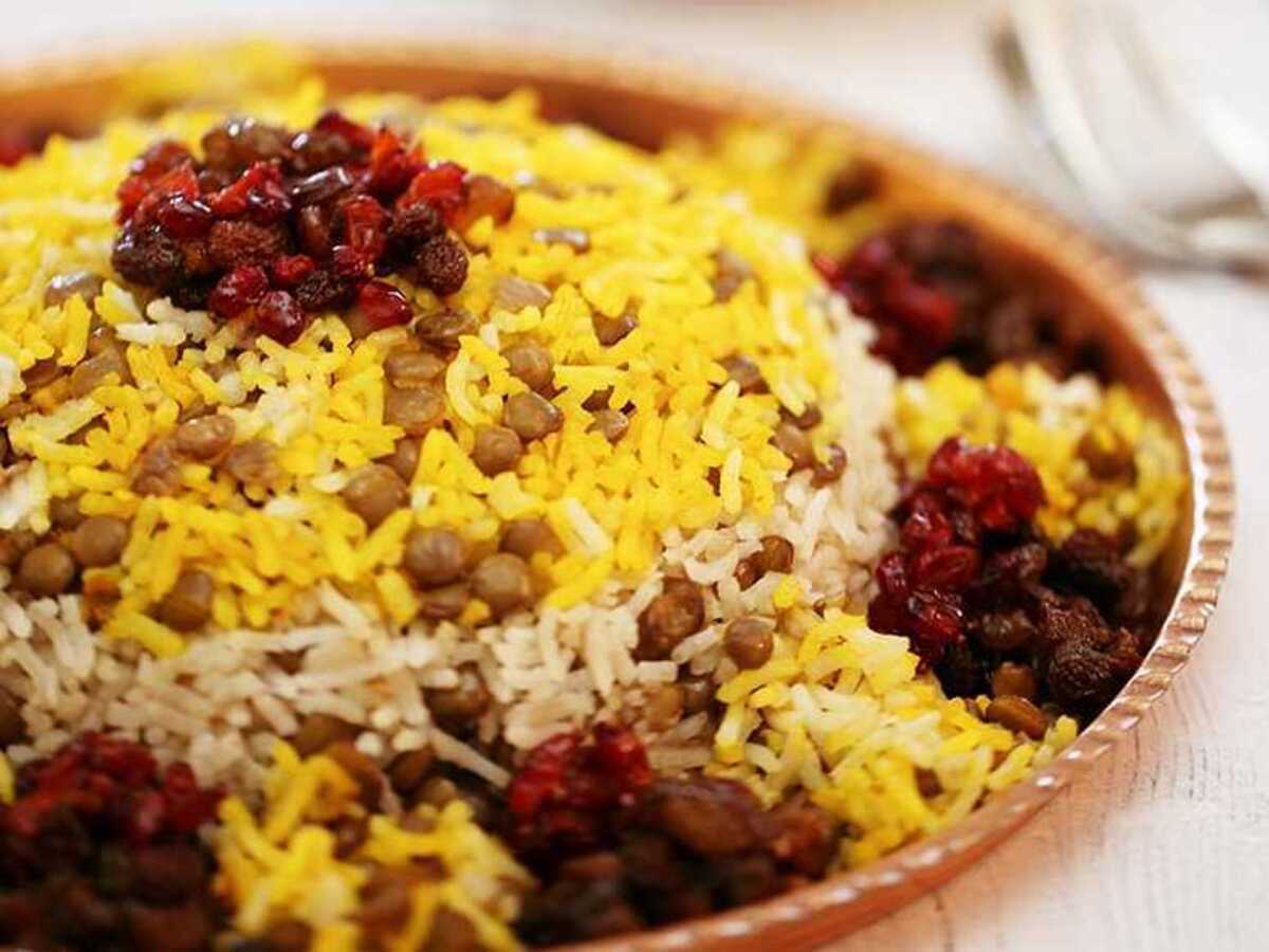 طرز تهیه عدس پلو نذری و مجلسی