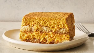 کیک کدو حلوایی پف دار