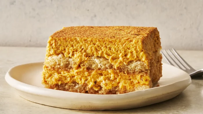 کیک کدو حلوایی پف دار